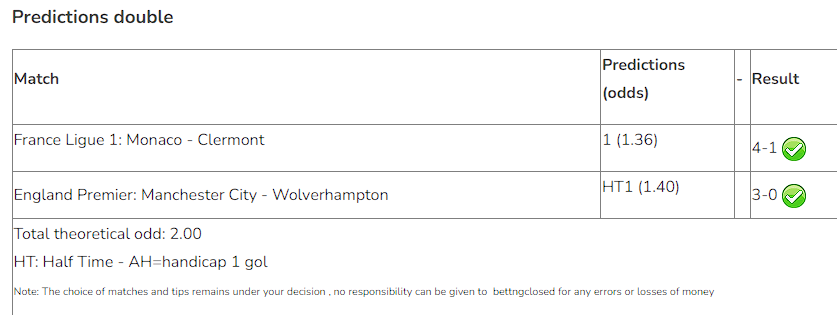 vip double prediction win